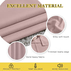 NICETOWN Blush Pink Short Curtains - Image 3