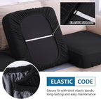 Waterproof Sectional Couch Covers, Non Slip Sofa Cushion Covers | L Shape - Image 4