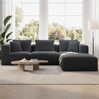 Novilla 106" Modular Sectional Sofa, Modern Cloud Sectional Couch by Novilla