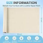 Leather Repair Patch Tape Kit, Vinyl Leather Repair Kit - Image 2