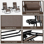 Outsunny Zero Gravity Chair Set - Image 6