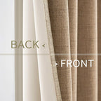 MIULEE 100% Blackout Linen Curtains - Image 6