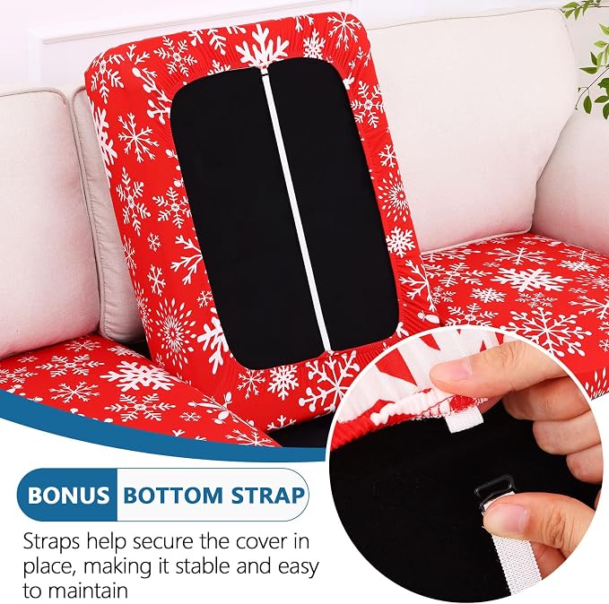 Printed Couch Cushion Covers, Sofa Covers Washable - Image 4