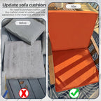 Sqodok Outdoor Cushion Covers 24x22 inch, Wicker Chair - Image 8