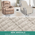 Foxdecor Recliner Chair Covers, Recliner Cover Non-Slip Chair Covers, Washable - Image 4