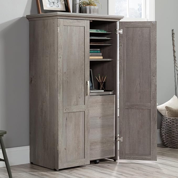 Sauder Miscellaneous Storage Craft & Sewing Armoire, L: 35.112" x W: 21.81" x - Image 5