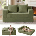 Erament Boneless Loveseat Convertible Sofa Bed, Folding Floor Futon Sleeper by Unknown