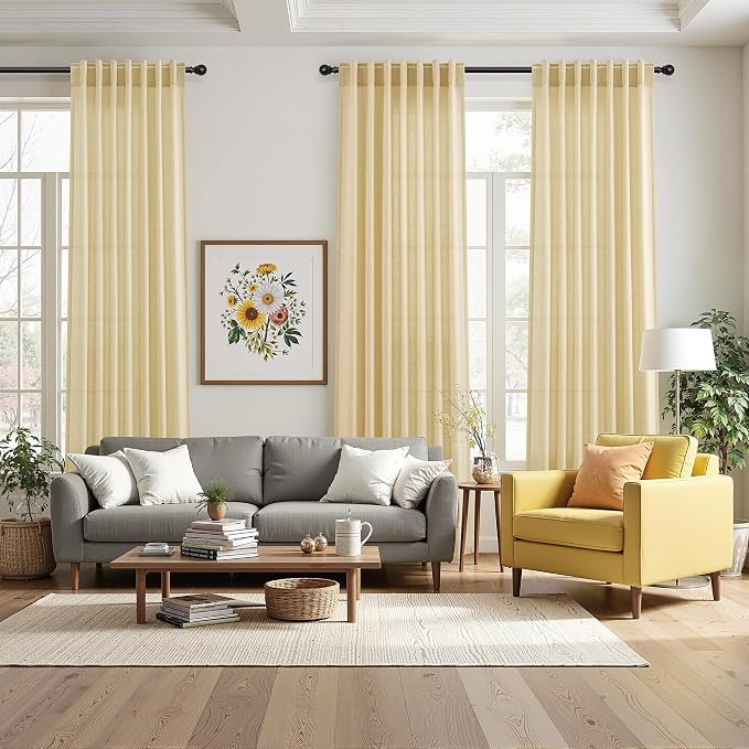 Modern Farmhouse Curtains Linen - Image 7