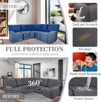 100% Waterproof Sectional Recliner Couch Covers - Image 6