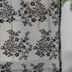 YJ YANJUN Vintage Lace Curtains 24 inch Length Set of 2 Victorian Gothic Short - Image 5