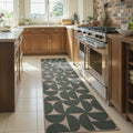 Lahome Semi Circle Easy Jute Kitchen Runner Rug by Lahome