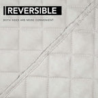 Easy-Going Reversible Couch Cover, Oversized Recliner, Ivory/Ivory | Machine - Image 5