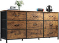 WLIVE 47''W Dresser for Bedroom, Dresser TV Stand for 45, 55 inch TV, Wide by WLIVE