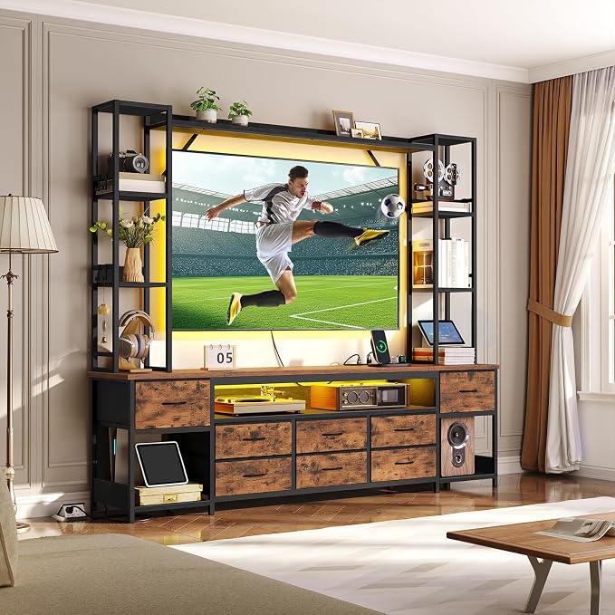 RALGEND Large Entertainment Center - Image 5