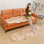 linmopm Faux Fur Sheepskin Rug, 2x6 ft Runner, High-Density Cushion, - Image 4