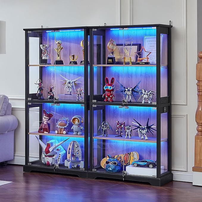 LELELINKY Farmhouse Display Cabinet - Image 7