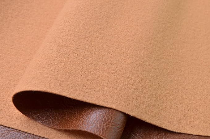 Wento Thick Faux Leather Fabric Soft Skin Grain PU Leather - Image 4