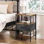SUPERJARE Nightstand Set of 2, Bed Side Tables - Image 4