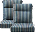 Unimatta Sunbrella Outdoor High Back Chair Cushion Seat Pads, 44 x 21 Inch by Unimatta