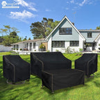 Outdoor Swivel Rocker Chair Cover 2 Pack, Patio Swivel Chair Covers - Image 6