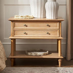 HULALA HOME Farmhouse Nightstand by HULALAHOME