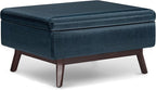 SIMPLIHOME Owen Coffee Table Storage Ottoman by SimpliHome