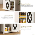 31.5"Wide Farmhouse Coffee Bar Cabinet - Image 8