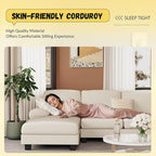 JUMMICO Sectional Couches for Living Room, U Shaped Couch - Image 3