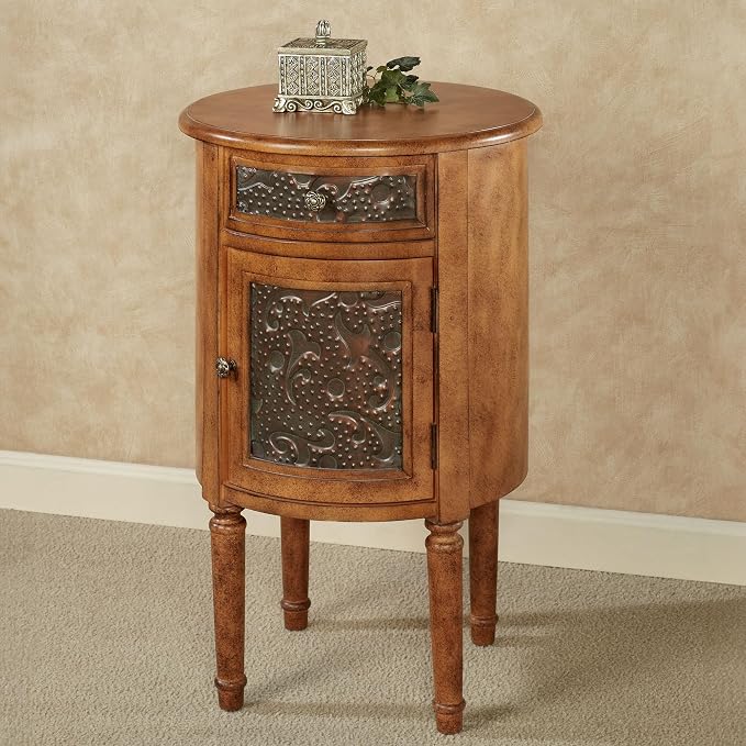 Lombardy Storage Accent Table | Traditional Style Vintage Furniture - Image 2