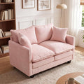Loveseat Sofa Cloud Sofa Couch 50'', Modern Loveseats 2 Seat Couch 27" Deep Seat by MUDANT