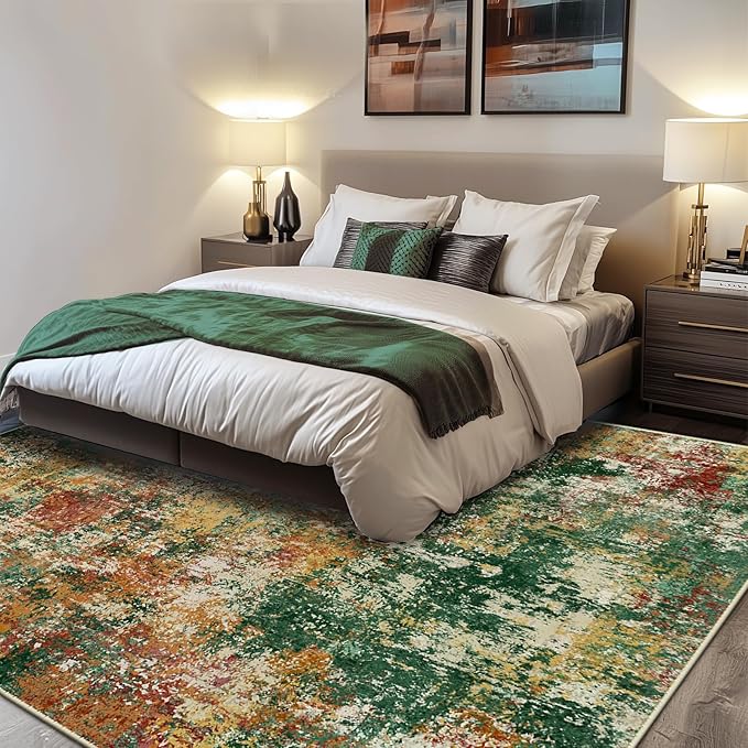 RELEANY Washable Square 8'x8' Area Rug - Image 6