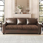 ANARACHON Leather Look Couch Cushion Covers Sofa Seat Slipcovers Sets Couches - Image 2