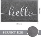 Door Mat Welcome Mat Floor Mat for Entryway, High Traffic Areas | Low Profile - Image 3