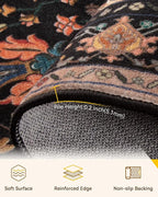 RELEANY Washable Area Rug, Large 10'x14', Water Repellent, Pet Friendly - Image 4