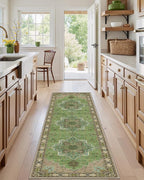 AMADA HOMEFURNISHING 2x6 Runner Rug, Vintage Non-Slip & Low-Pile Kitchen Area - Image 2