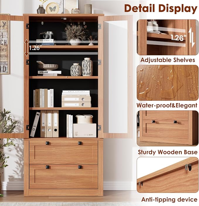 71" Tall Kitchen Pantry Cabinet - Image 3