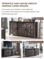T4TREAM Farmhouse Sideboard Buffet Cabinet - Image 7