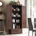 JXQTLINGMU Farmhouse Kitchen Pantry Cabinet - Image 3