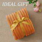 BEDELITE Fall Twin Blanket for Couch & Bed, Burnt Orange, Warm Yet Lightweight - Image 6
