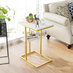 Easy Paws C Shaped End Table, Small Side Table - Image 2