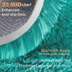 8x10 Area Rugs for Living Room: Fluffy Shag Soft Washable Rug Large Fuzzy Plush - Image 4