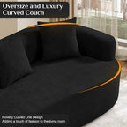 131" Oversized Sectional Sofa for Living Room, Modern Luxury Plush Chenille - Image 6