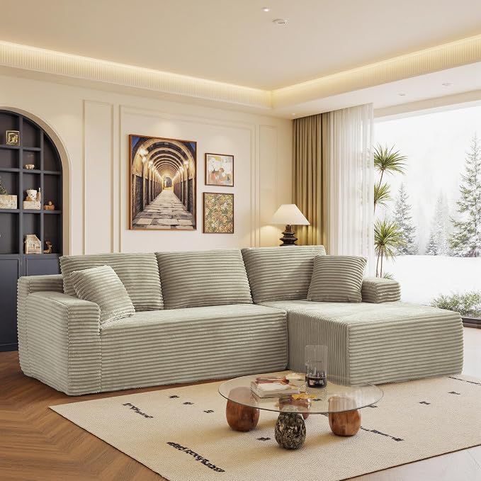 96" Sectional Couches for Living Room Cloud Couch Sofa - Image 7