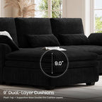 Belffin Large Modular Sectional Sofa - Image 6
