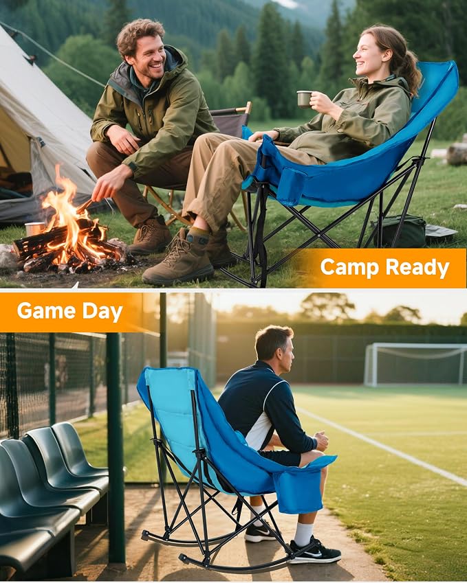 Slsy Oversized Rocking Camping Chair - Image 6