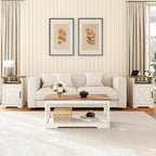 AMERLIFE 3-Piece Farmhouse Living Room Table Set - Image 6