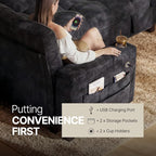 Marsail 110" Sectional Sleeper Sofa - Image 6
