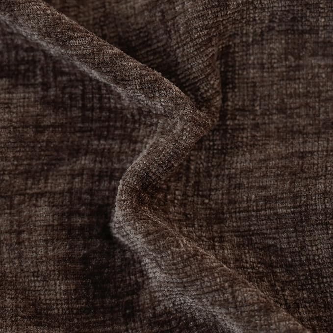 CaliTime Decorative Couch Throw Pillow Covers 24 X 24 Inches Coffee | Pack of 2 - Image 2