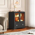 RoyalCraft Black Display Cabinet - Image 8