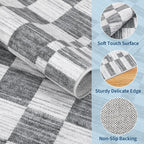 GarveeHome 2x8 Checkered Kitchen Runner Rug - Image 6